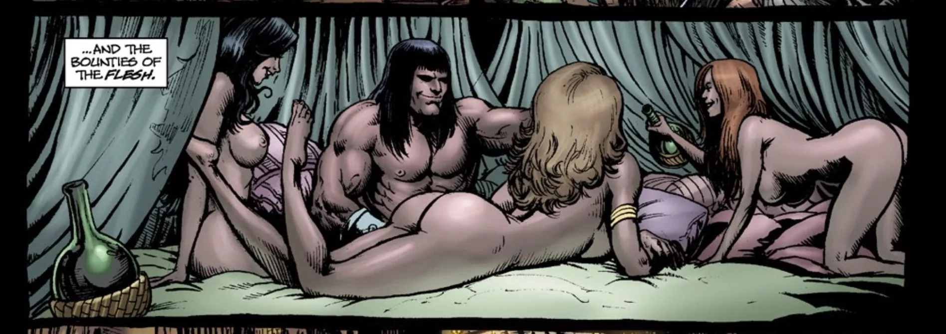 Bounties Of The Flesh [Conan: The Weight of the Crown] posted by lordhater1