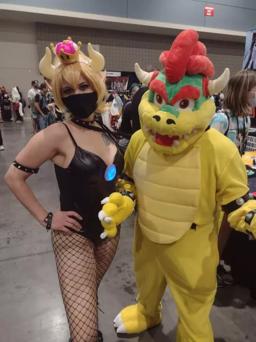 Bowsette and Bowser by Lady_Albedo_96