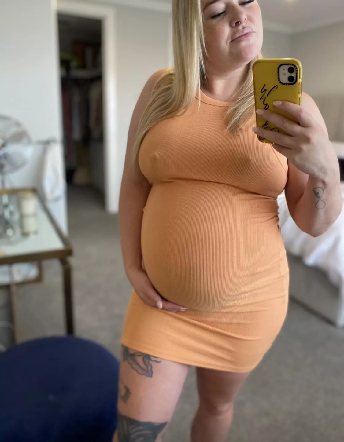 Bra not required, especially when your pregnant posted by blondenpregnant