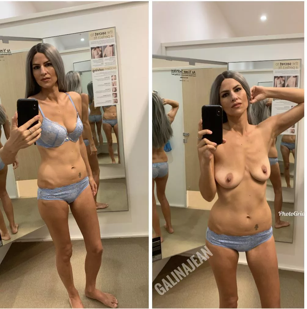 Bra on now off posted by galinajean