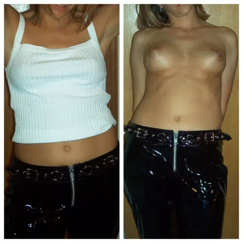 Braless … AND topless by WifePics1969