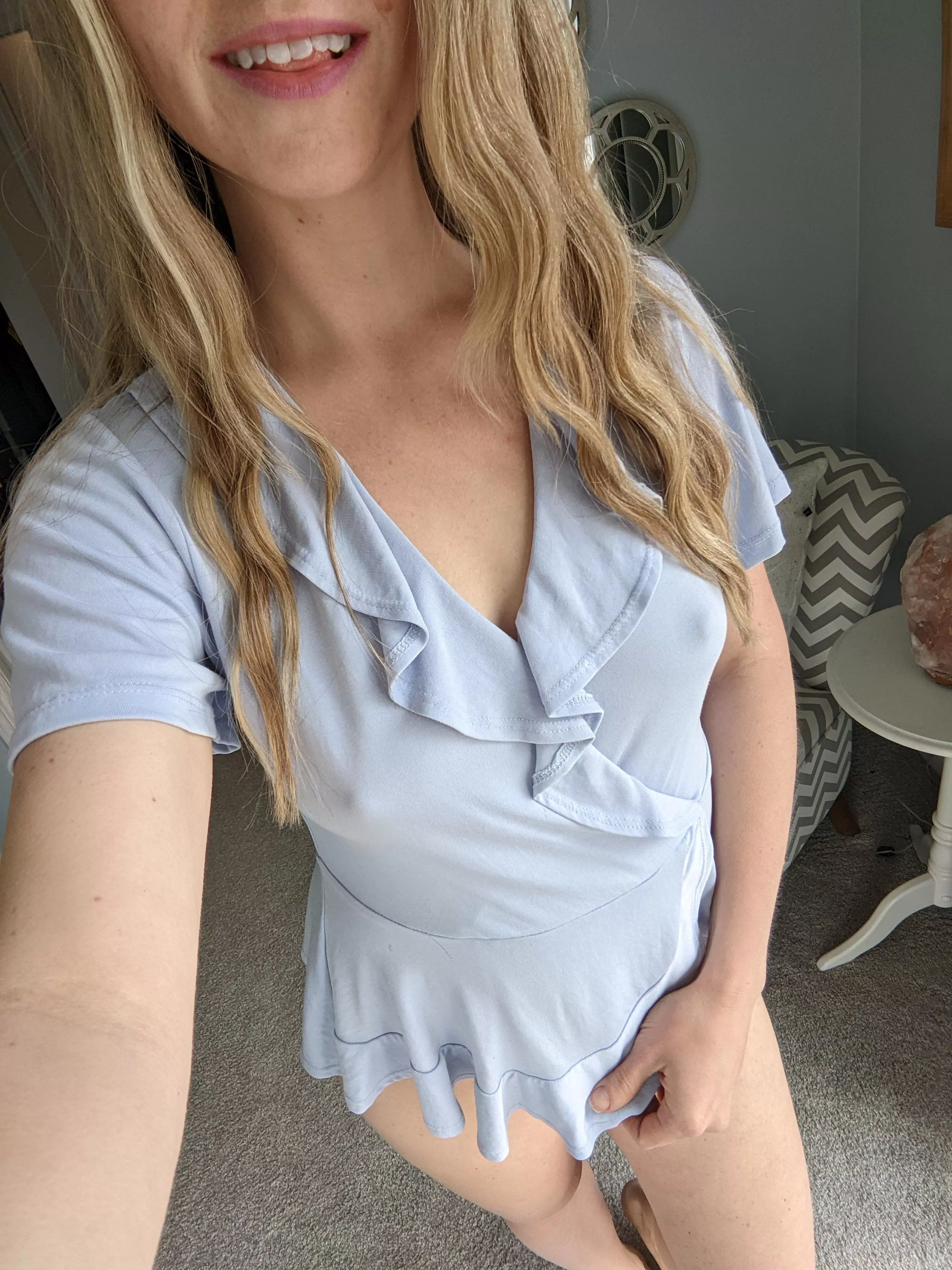 braless and....pantless? posted by WoodsyMamaa