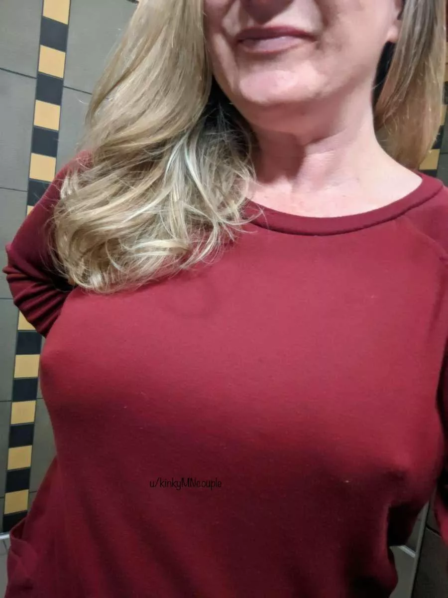Braless date night. posted by kinkyMNcouple