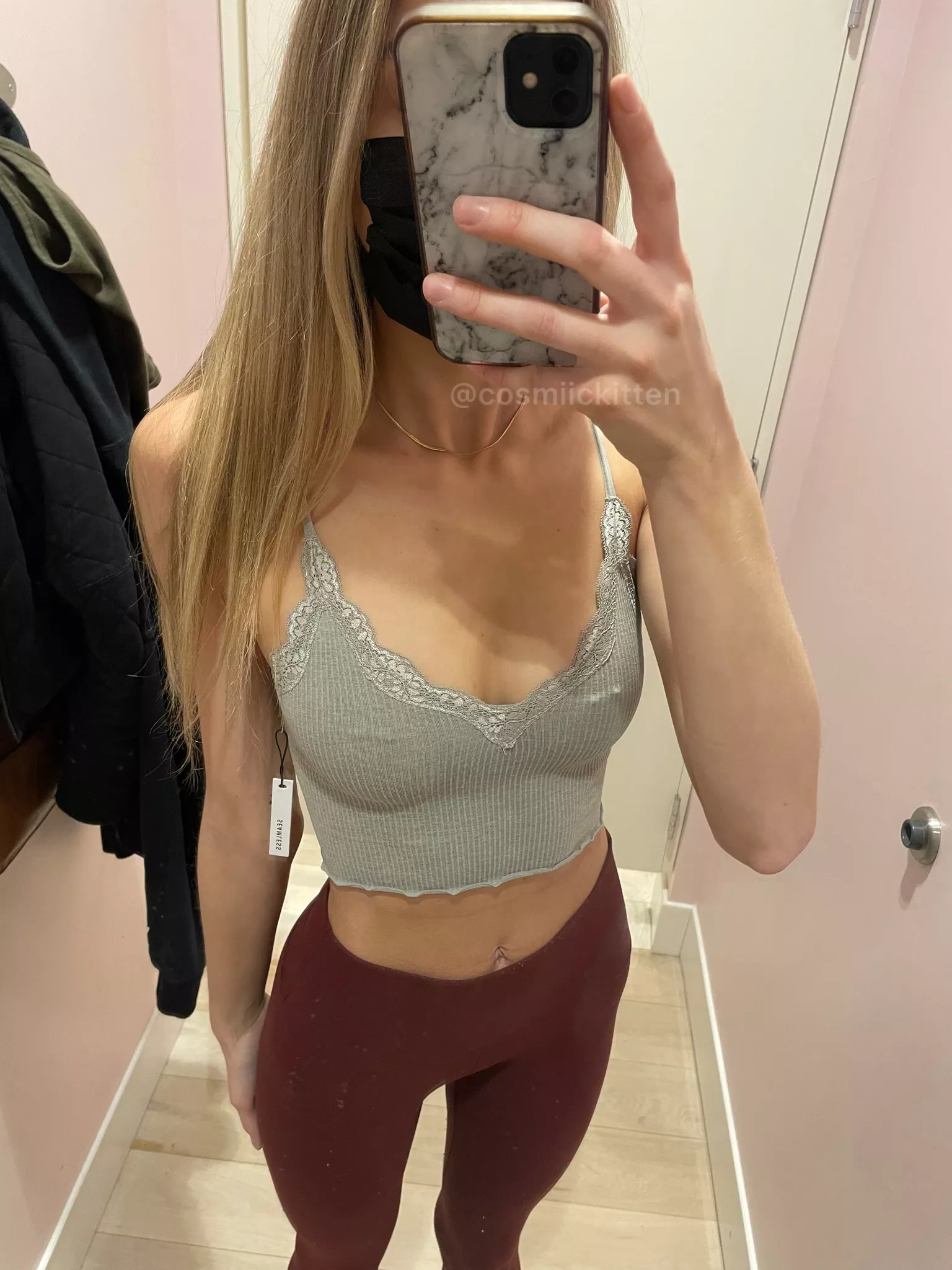 Braless in the mall posted by NeonCelestialKitten