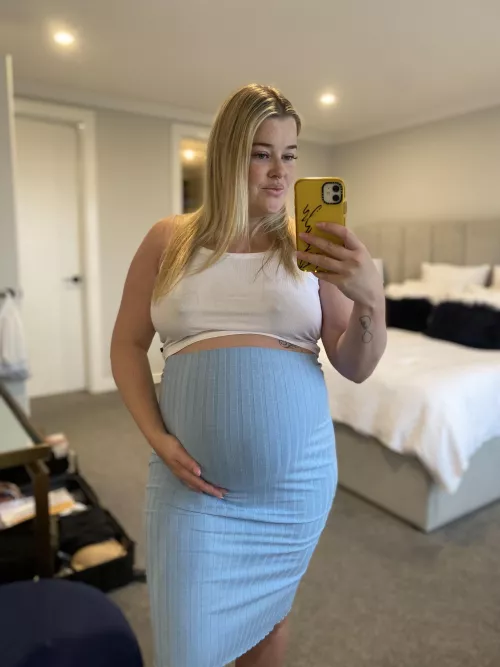 Bra’s are over rated!!! I enjoy the looks I get! by blondenpregnant