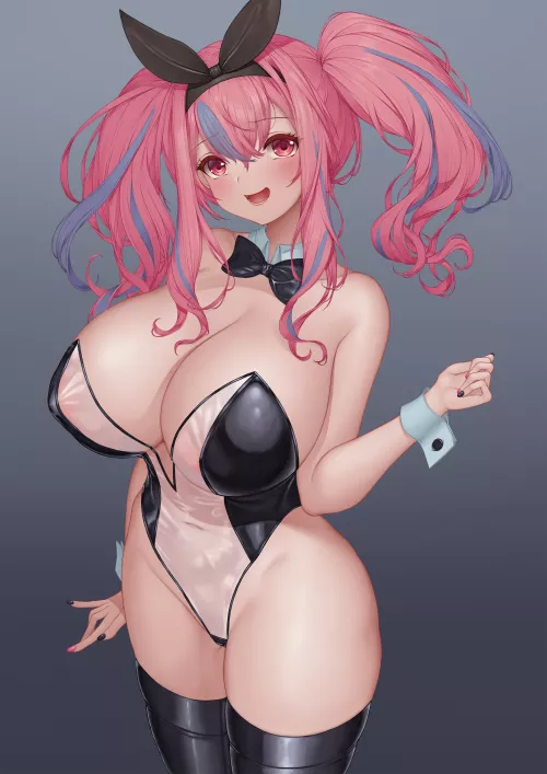 Bremerton Sheet Bunny Girl (Pinkcap) [Azur Lane] by sequence_string