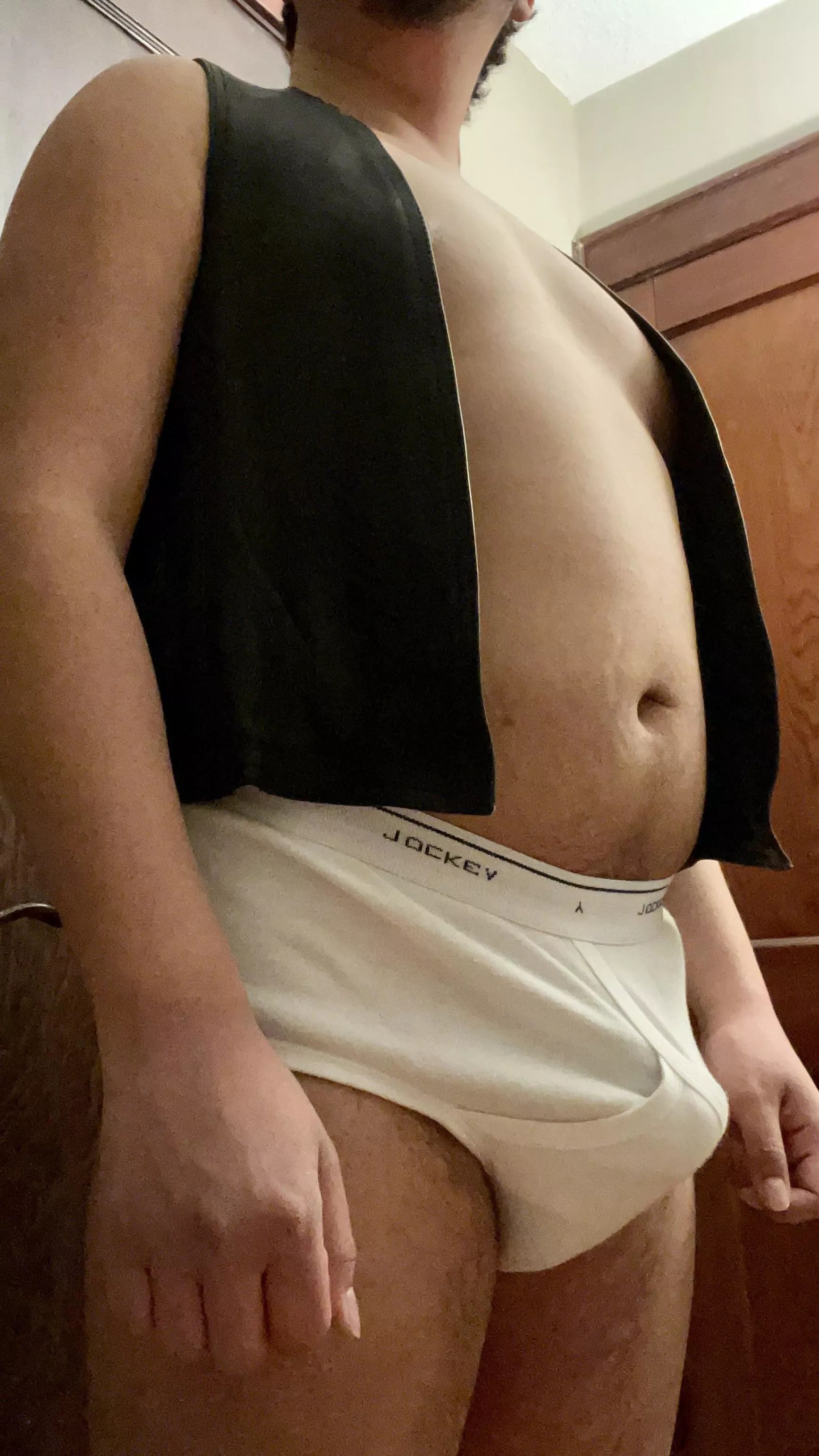 Briefs and leather. posted by KangaruuPup