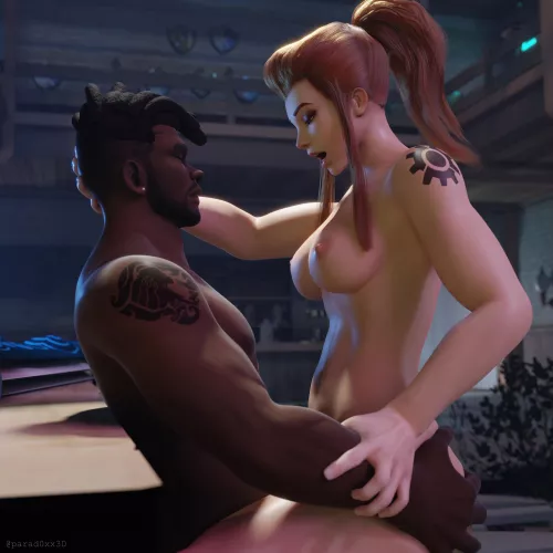 Brigitte on top (parad0xx3D) by Kuro-Oji