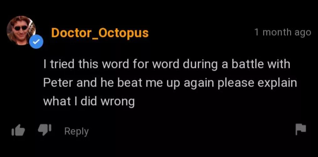 bro verified as doc ock by Brokenbalorbaybay