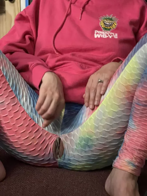 Broke right through… easy access the way my husband likes it by inquisitivecpl