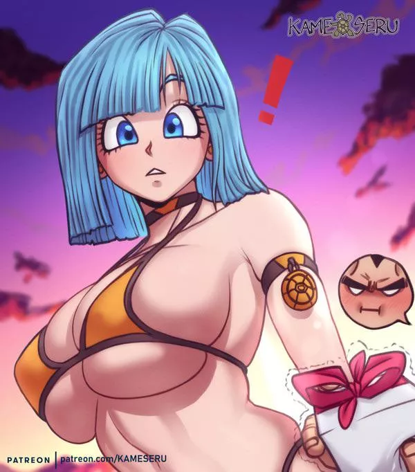 Bulma got a gift from Vegeta. He better treat this Milf right. posted by Hafuronin85