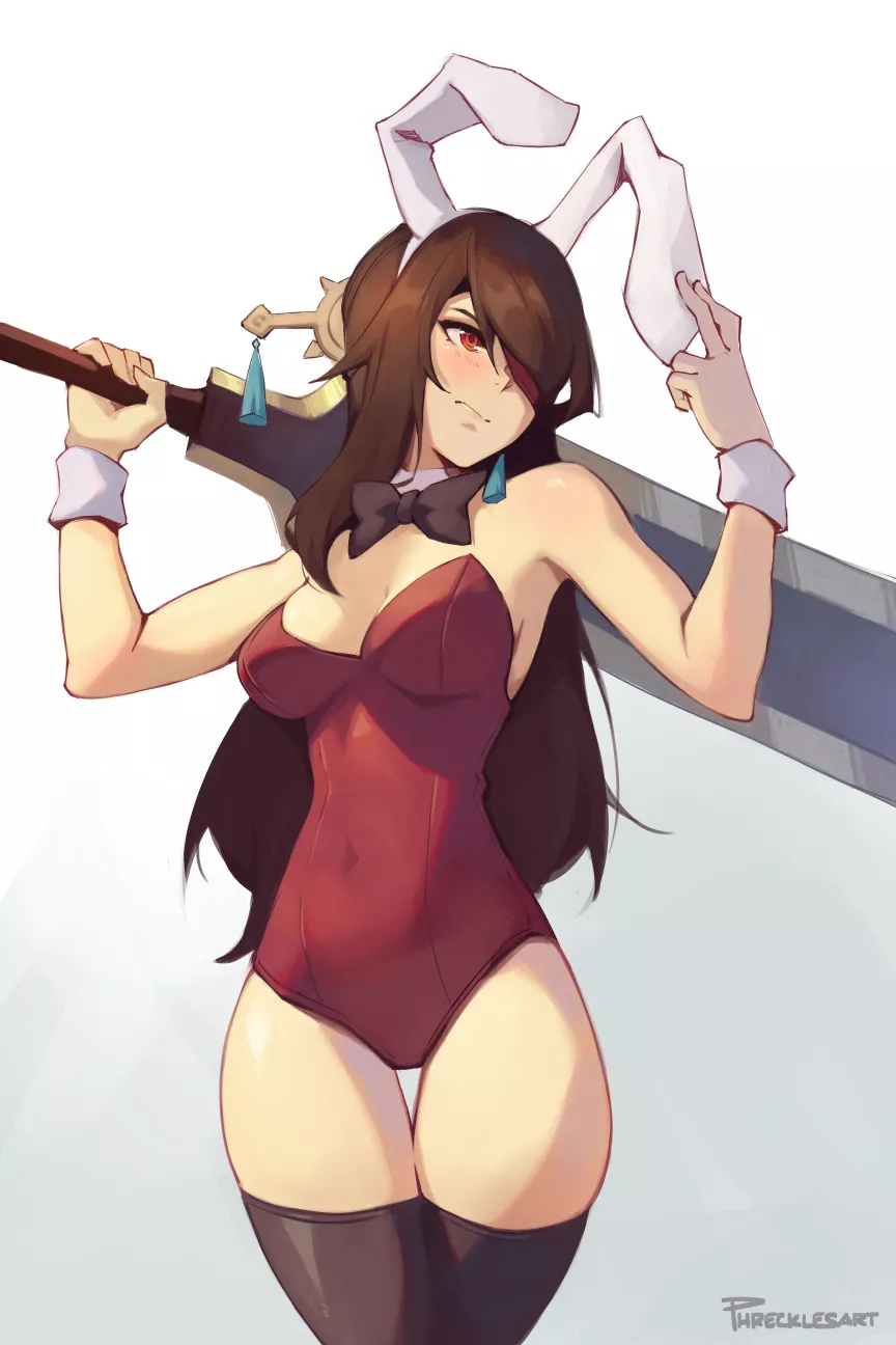 Bunny Beidou (phrecklesart) [Genshin Impact] posted by Faoovo