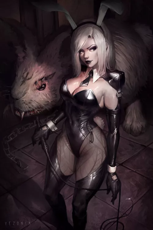 Bunny Girl Domme by Vezonia Lithium by n0laloth