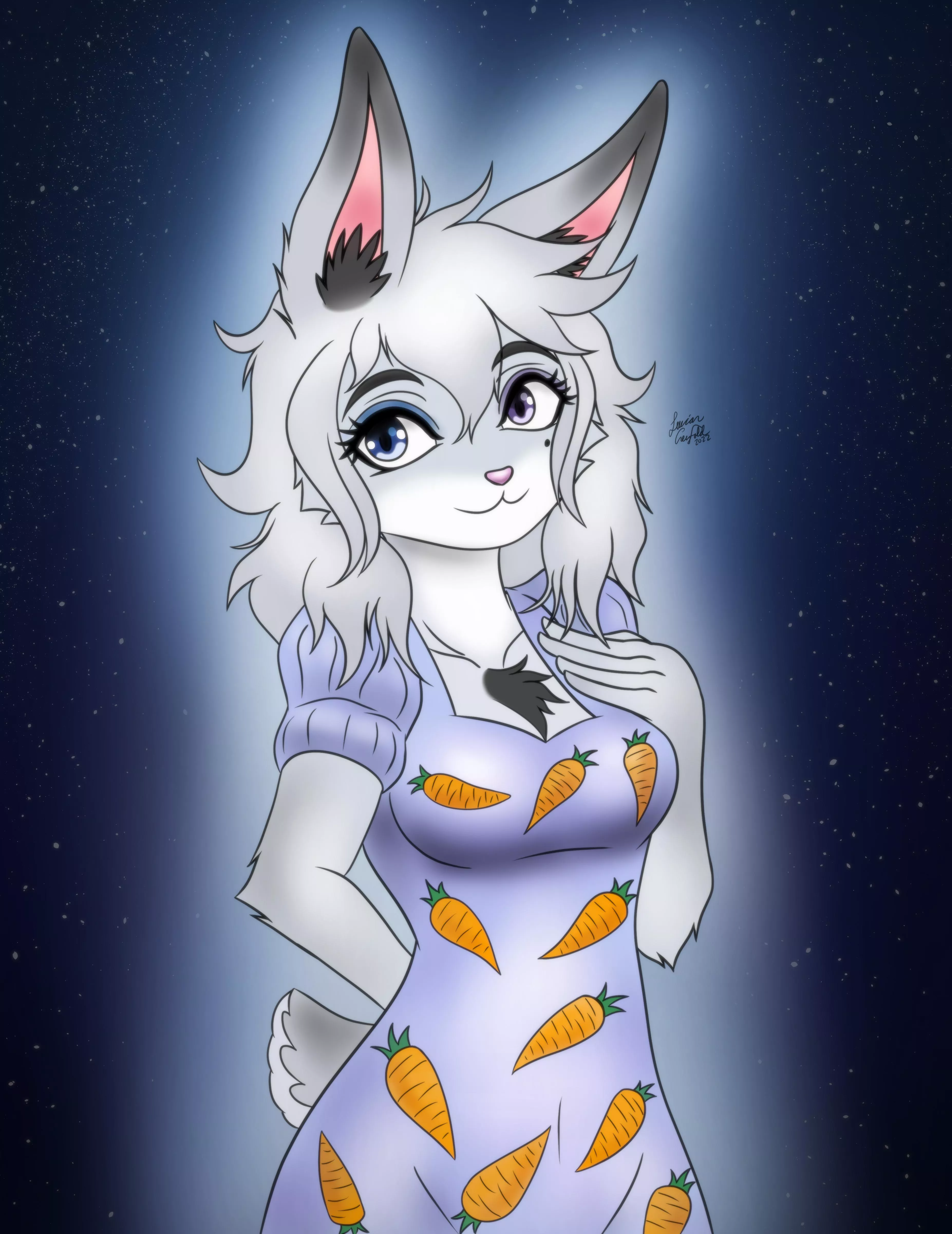 Bunny Girl Luna (Art by Me, check out my Twitter linked in comments) posted by LucianGrey7