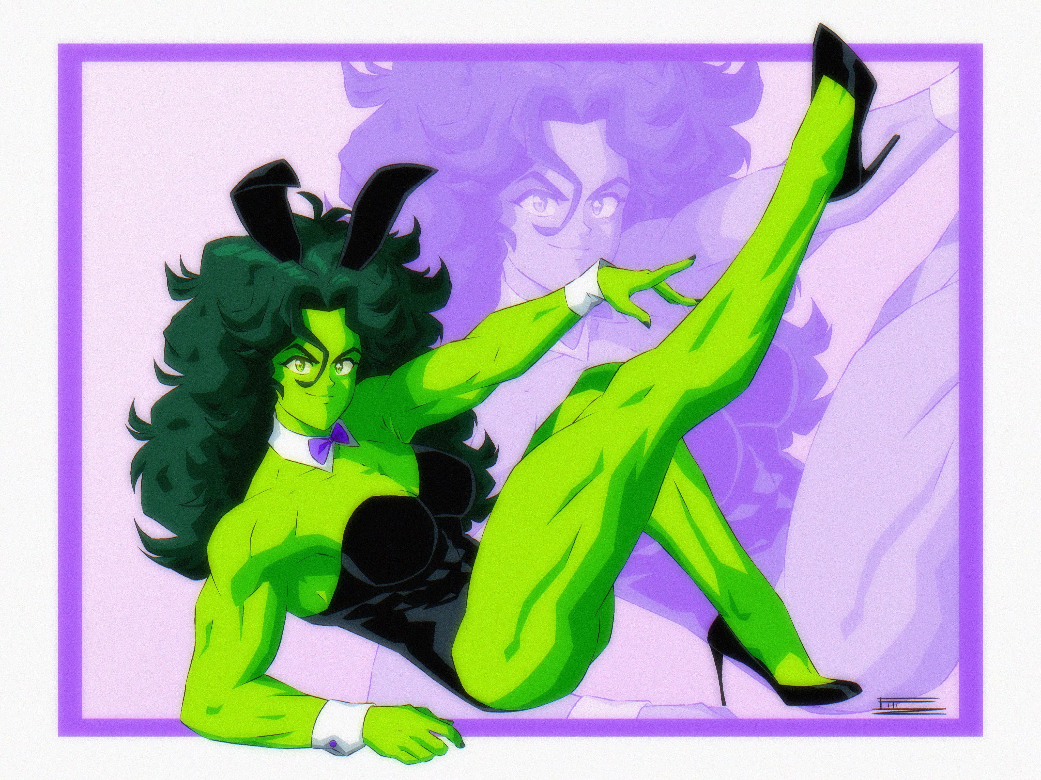 Bunny Girl She Hulk.(@levidu99)[Marvel] posted by TheTMoneyMan
