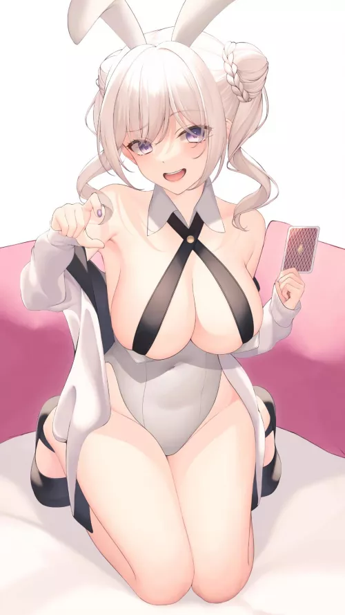 Bunny Instructor (HanaMagai) [Original] by elegantloveglimmer