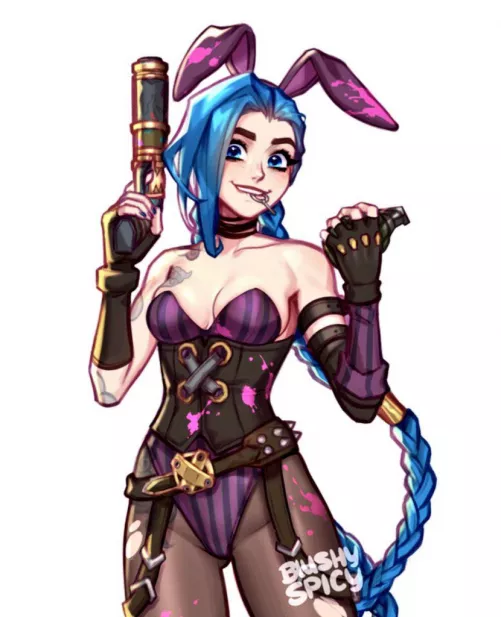 Bunny Jinx (Blushypixy) by Discalt96