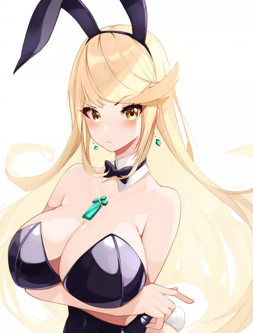 Bunny Mythra by SecretMystogan