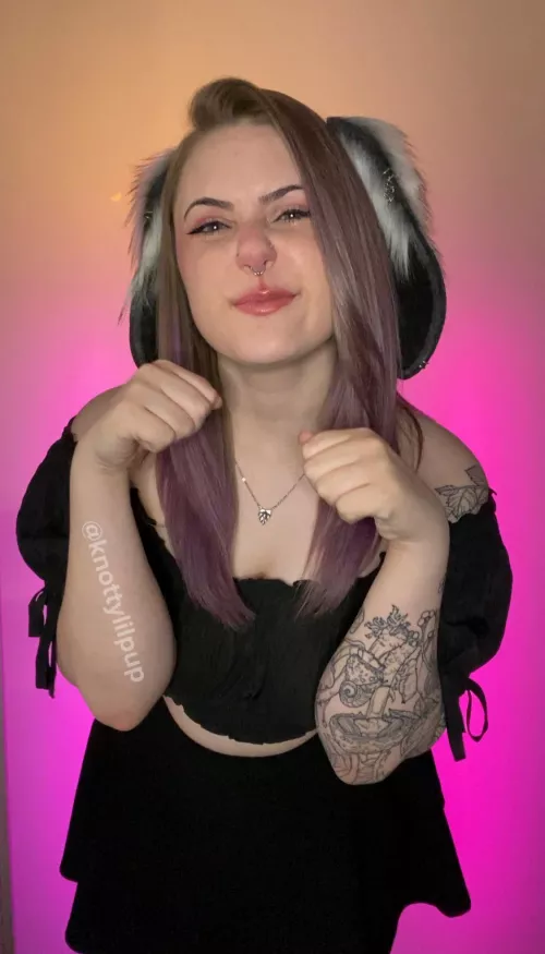 Bunny nose scrunches 🐰😋 by knottylilpup