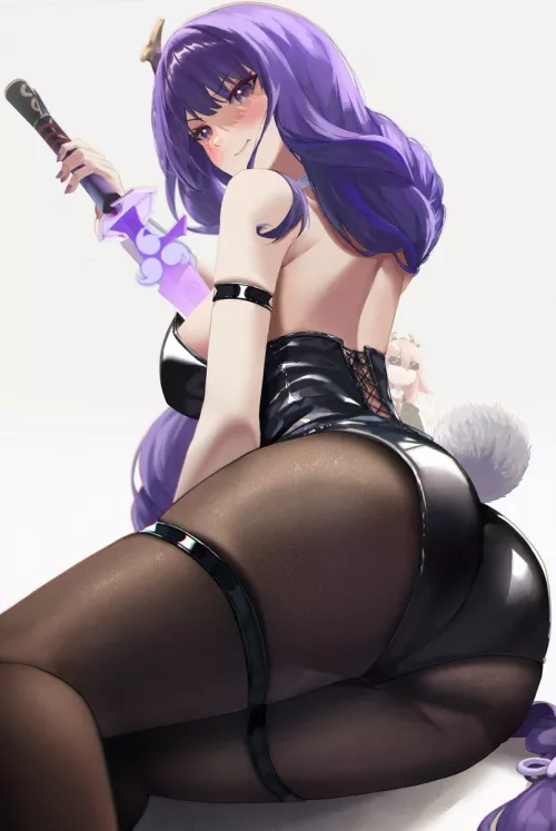 Bunny Raiden [Genshin Impact] by CheetahSperm18