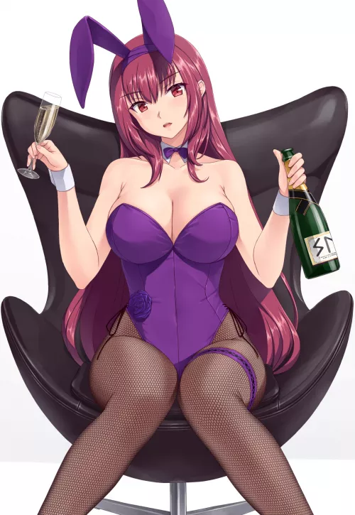 Bunny Scathach [Fate/GO] by CheetahSperm18