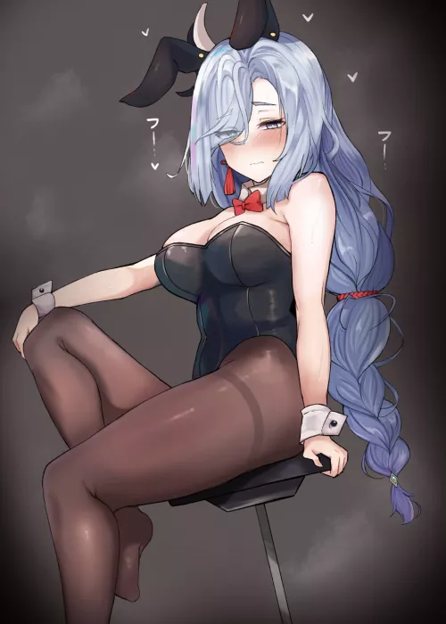 Bunny Shenhe [Genshin Impact] by CheetahSperm18