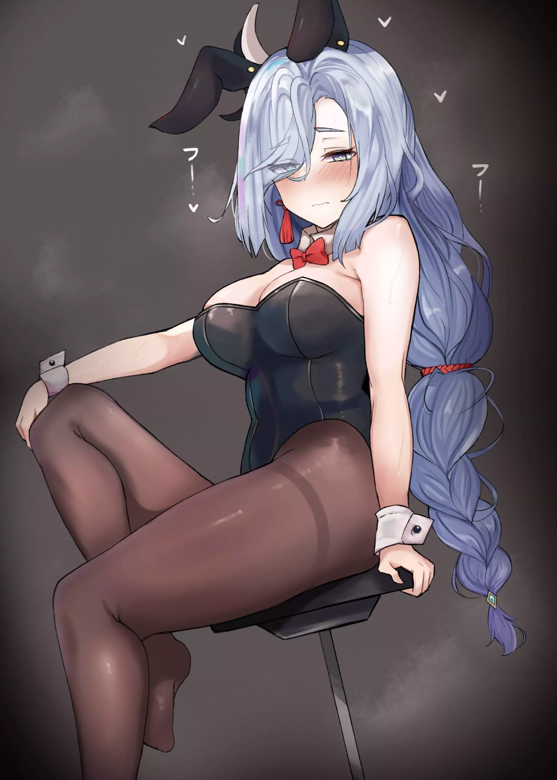 Bunny Shenhe [Genshin Impact] posted by CheetahSperm18