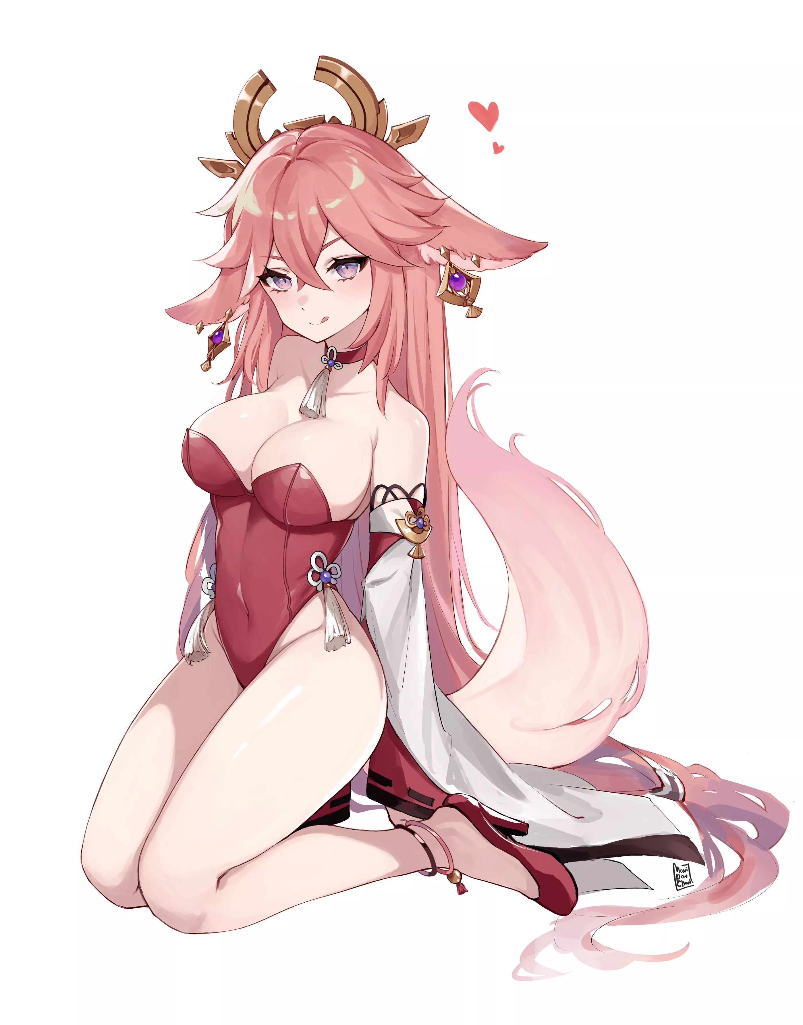 Bunny Suit Yae [Genshin Impact] posted by _chirp_