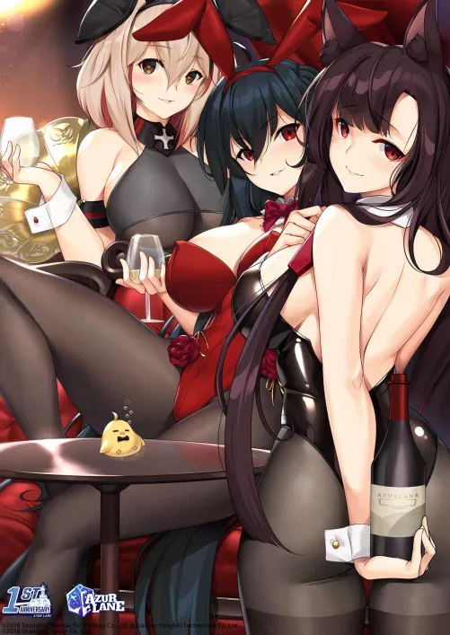 Bunny Trio (__tony_g) [Azur Lane] by SecretMystogan
