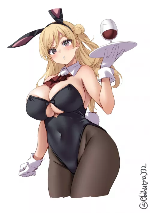 Bunny waitress Zara [Kantai Collection] by x54dc5zx8