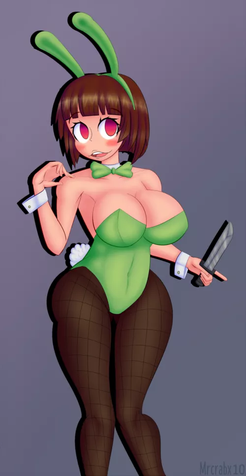Bunnygirl Chara (Mrcrabx10) [Undertale] by DeathMachineAX