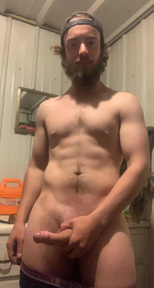 Bushy beard and a little boner for ya’ll this morning! by Country_Wilde