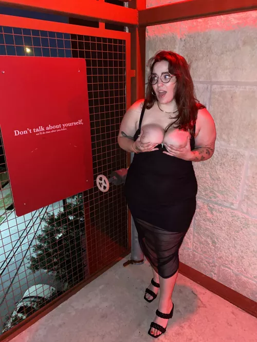 busting out of my dress last night 🙈 by sleepy-sofia