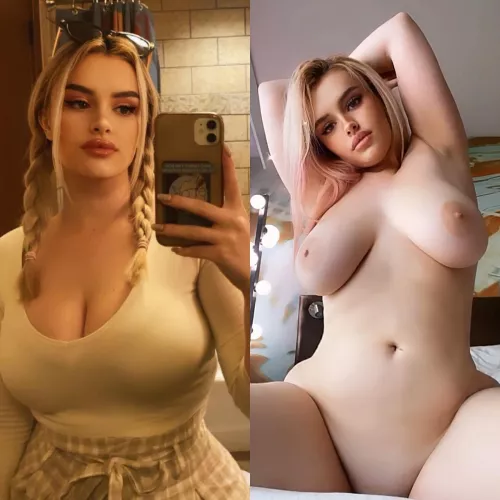 Busty blonde by Active_Editor_3325