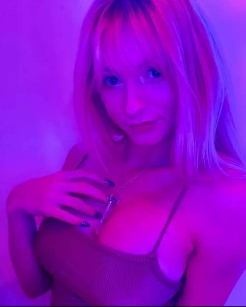 Busty blonde by megamanstar74