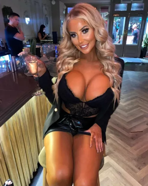 Busty blonde by Full-Temporary-5060