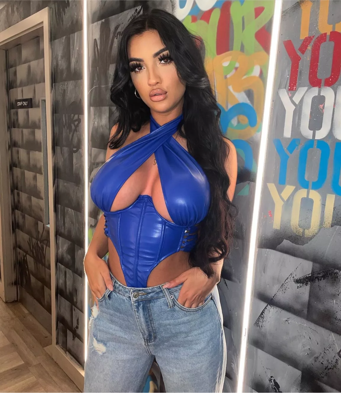 Busty Brunette posted by JJCAngler