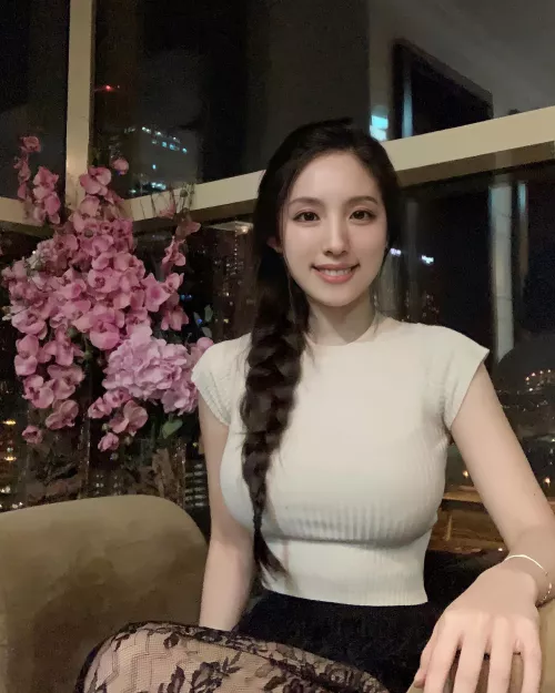 Busty in a sweater by Majestic_Painter8660