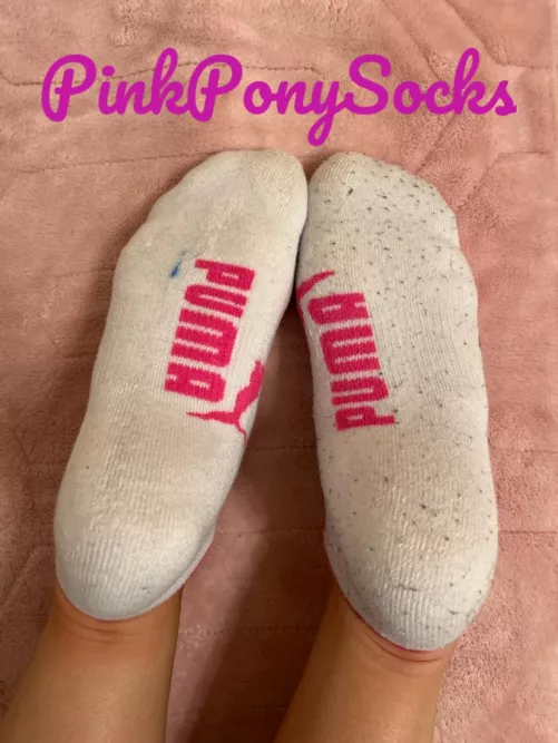Buy my socks guys. You won't know what to do with actual smelly socks. This is day 2. Only in sneakers. -PinkPony by PPS-sales