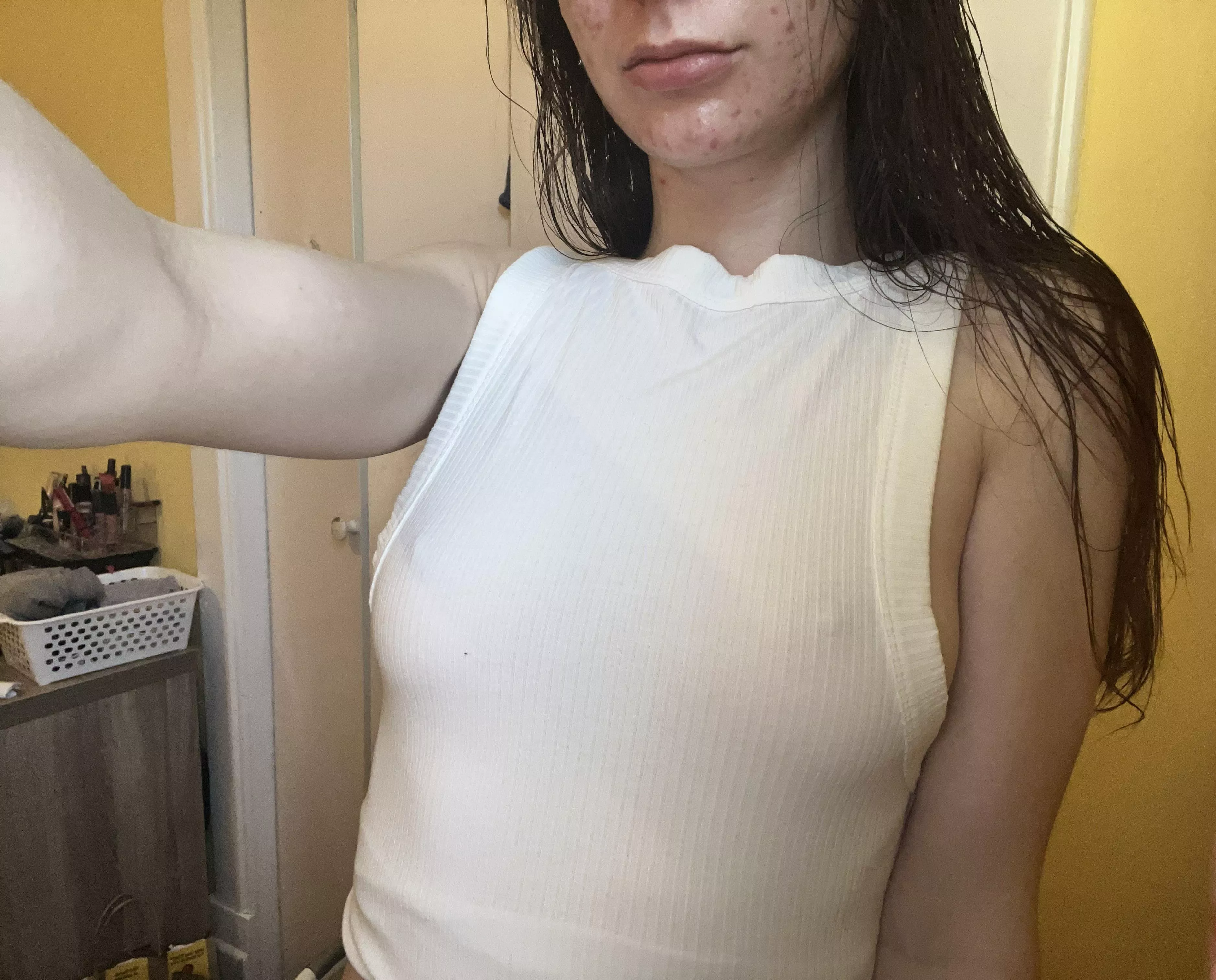 Bye bye bras hello pokies posted by ironmae