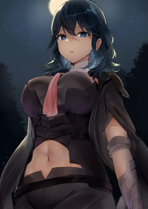 Byleth at Night [Fire Emblem: Three Houses] by guysome11