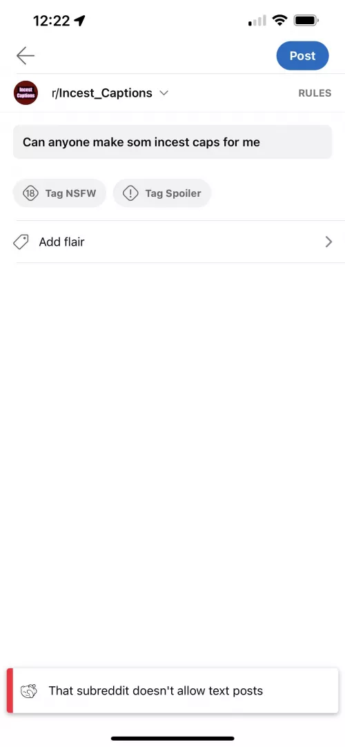 Can anyone make som incest caps for me by Ok-University9914