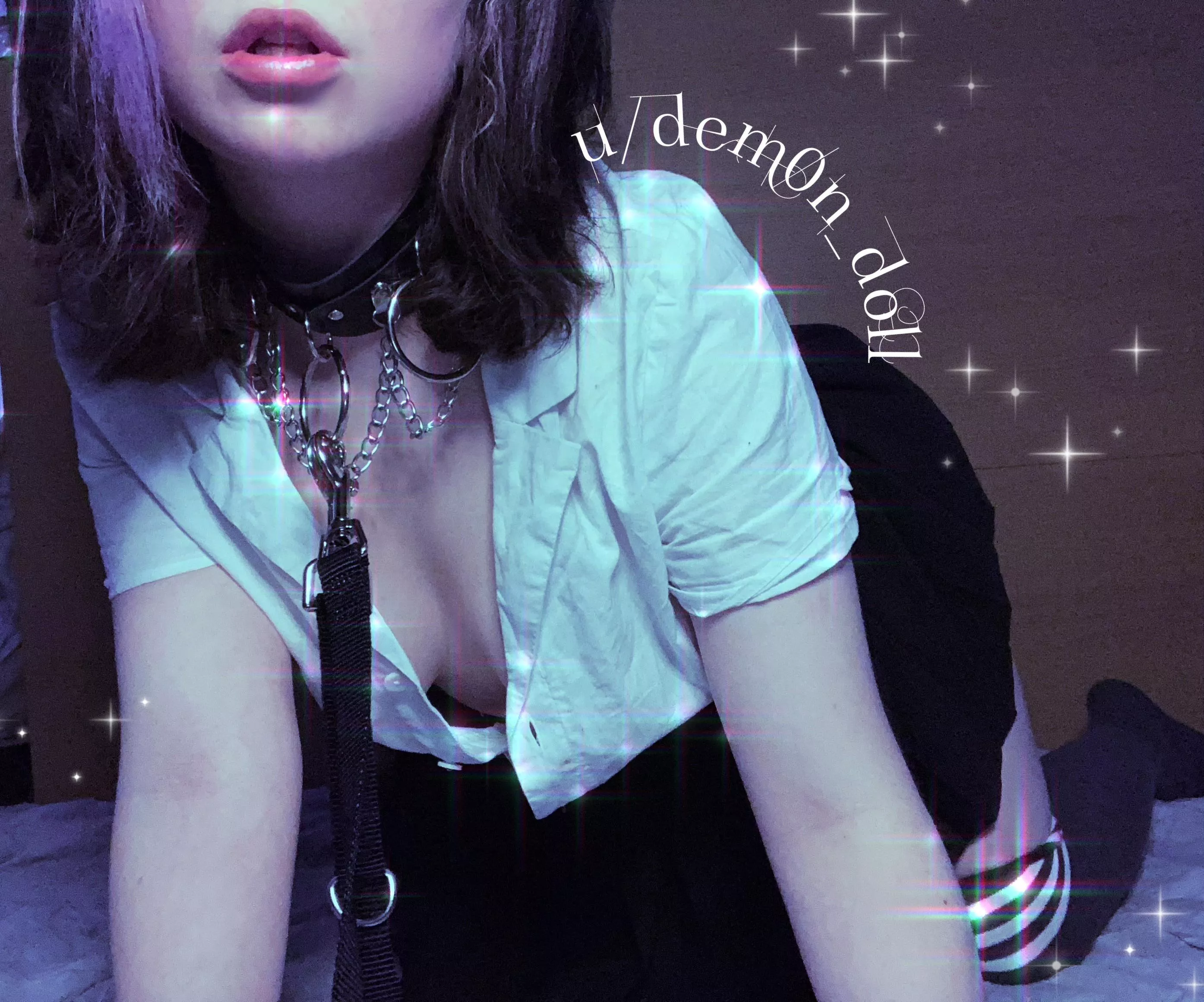 can i be ur cute pet? 🖤✨ posted by dem0n_doll