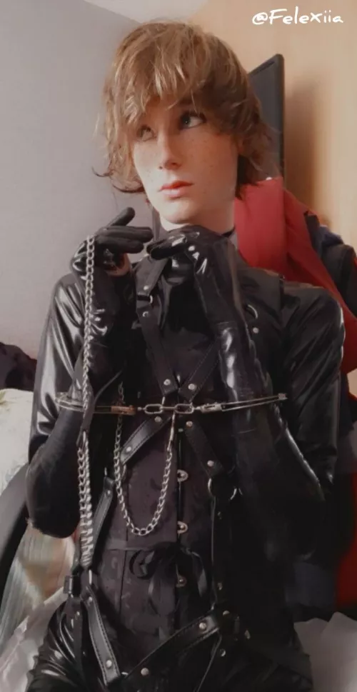 ...can I have the keys to my handcuffs back? 🥺 by Felexiia