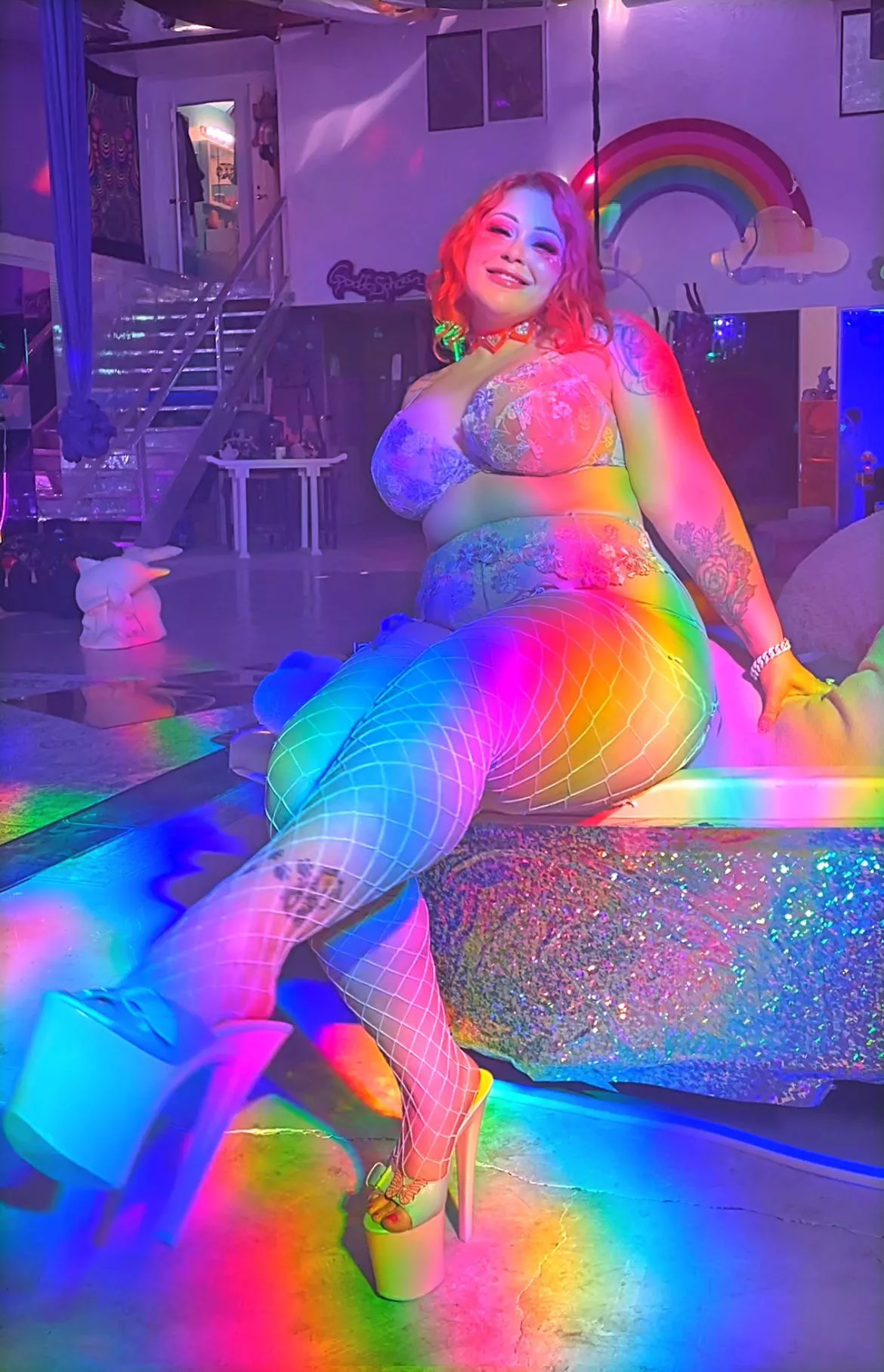 Can my heels brighten your day? 🌈 posted by DepravedTogether