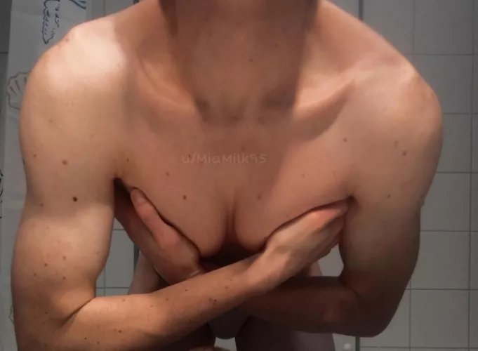 can my tiny tits get some love? 😚 by MiaMilk95