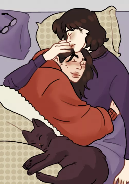 can some cute comforting cuddles interest anyone? by JohnnieIsNotMyName