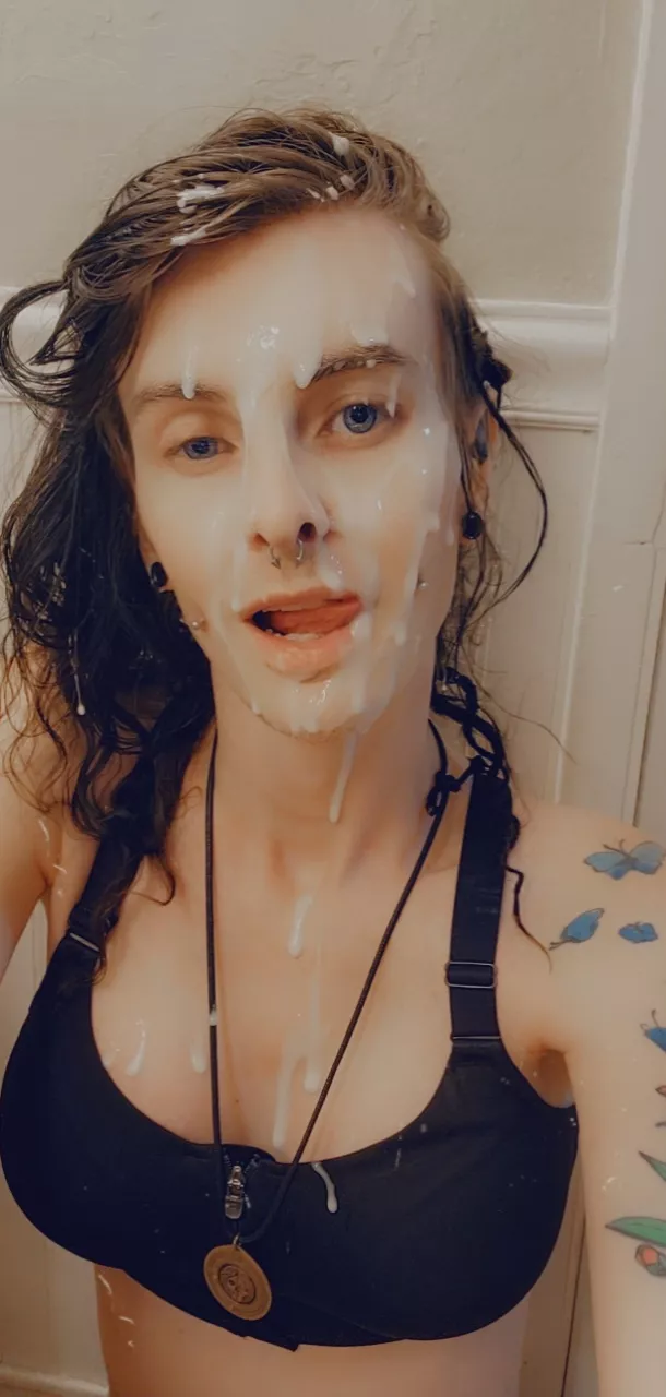 can someone add some cum to this worthless face posted by PunkRock_succubus