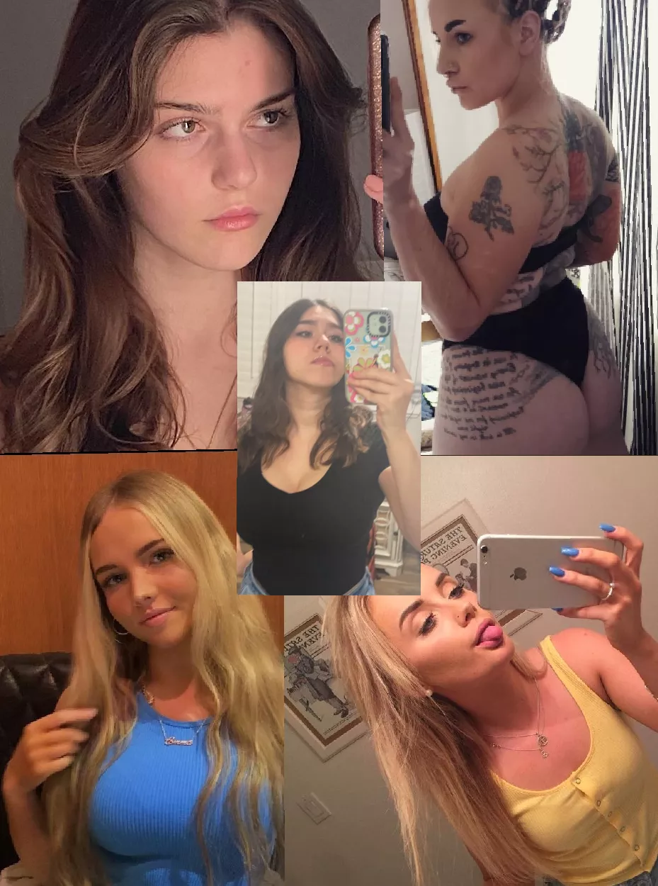 can someone cum on one of these irls dm me for photos posted by No-Box1004