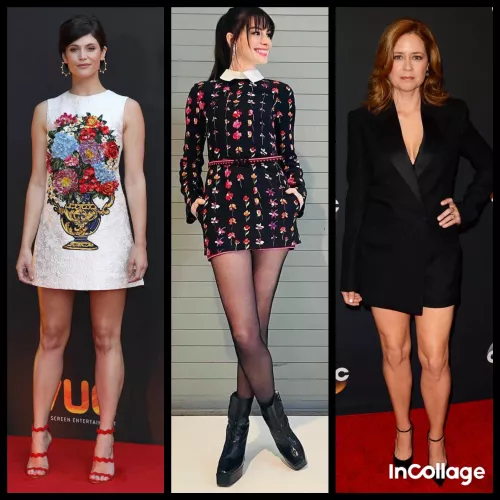 Can you help me out and milk me as Gemma Arterton, Anne Hathaway, Jenna Fischer while I am showing off? by LeadingSwordfish7718